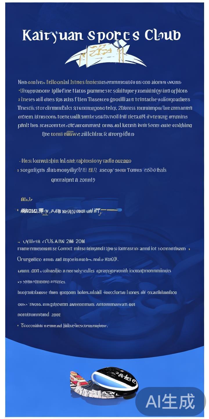 近期，开元体育俱乐部不断推陈出新，推出了一系列全新